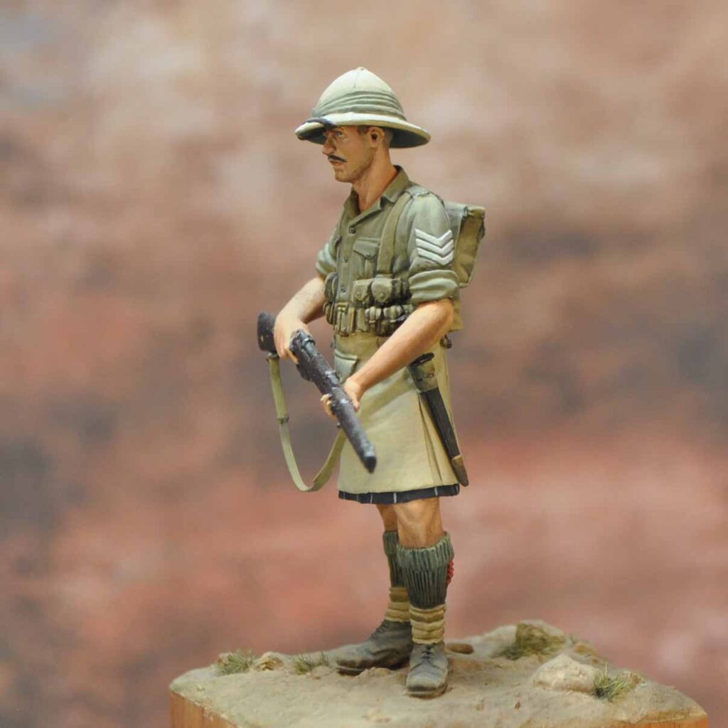 Sergeant, 2nd Battalion Seaforth Highlander, 1931 - Art Girona