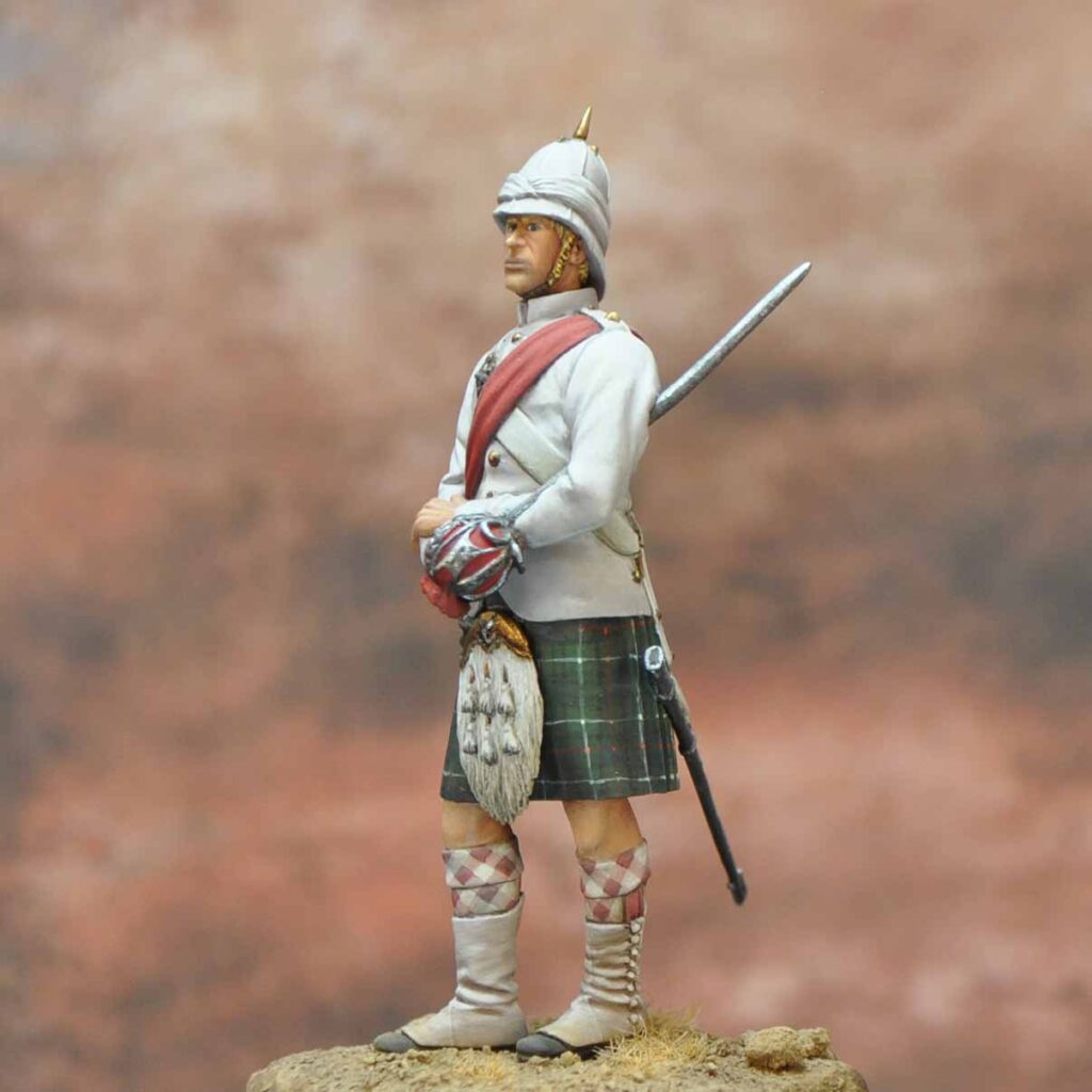 Officer Of The 2nd Battalion Seaforth Highlanders. India 1882 - Art Girona