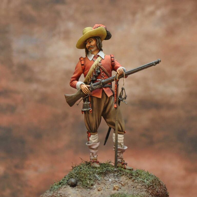 Spanish Musketeer, The Thirty Years War, 1618 - Art Girona